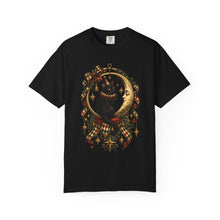Vintage Circus Moon Cat T-Shirt Graphic