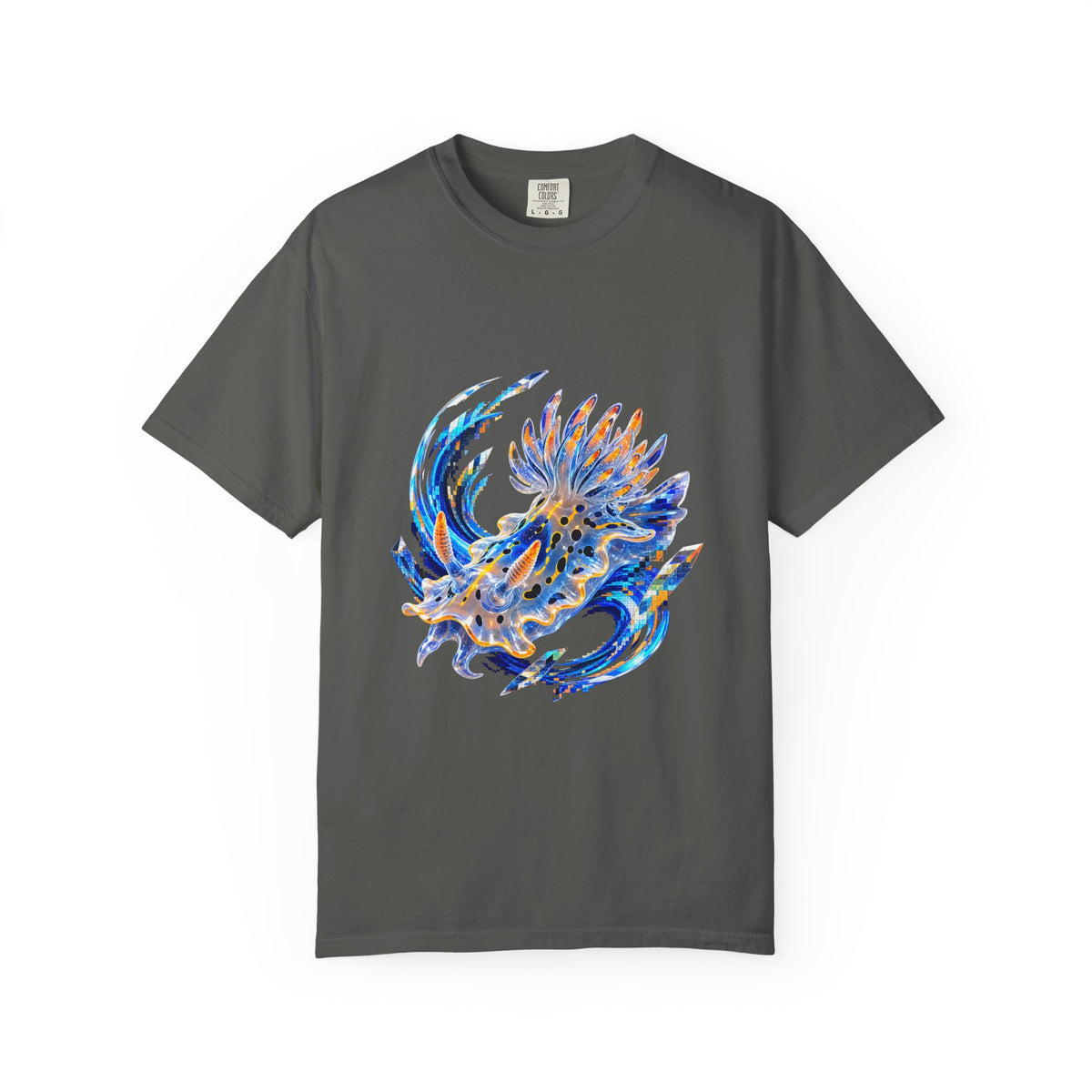 Glitch Glass Nudibranch Graphic Tee