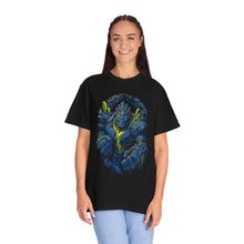 Cobalt Quarry Golem Brutalist Graphic Tee