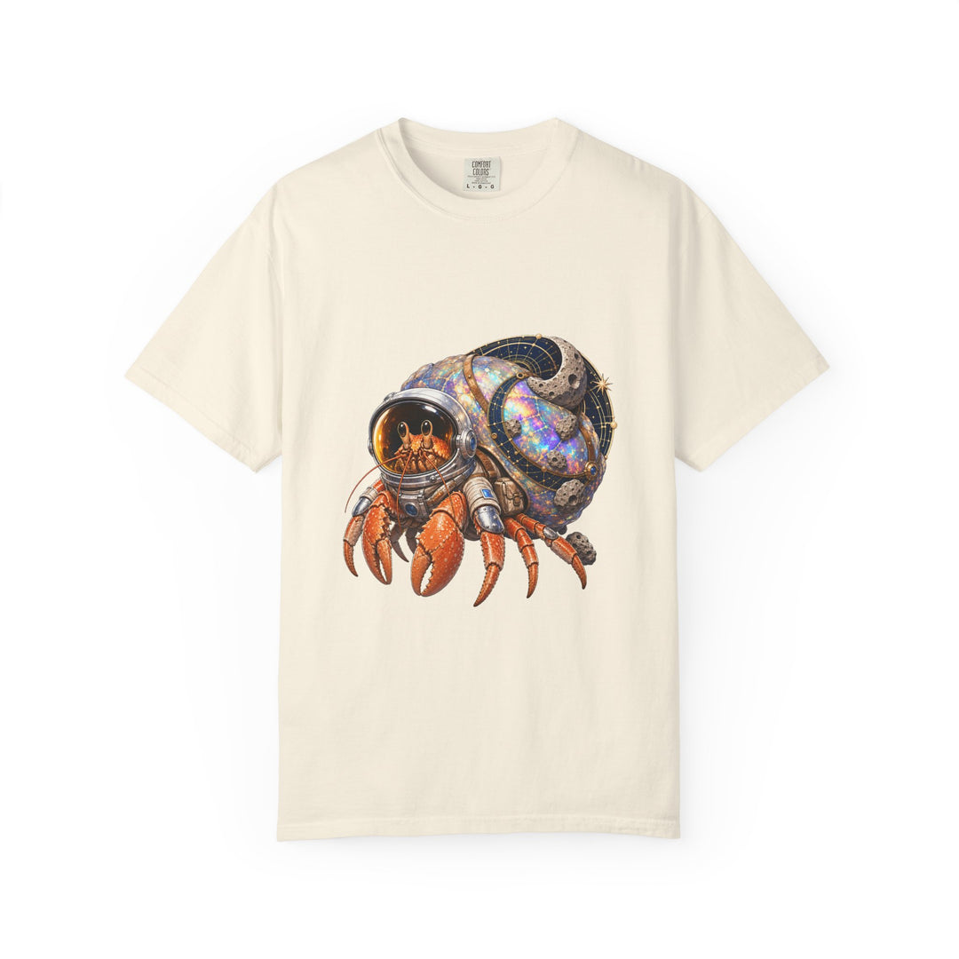 Opal Shell Hermit Crab Astronaut Graphic Tee