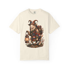 Quilted Highland Picnic Lantern Goat T-Shirt Graphic
