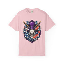 Skull and Koi Crest T-Shirt Graphic