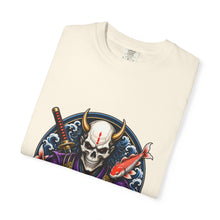 Horned Skull Koi Crest T-Shirt Graphic