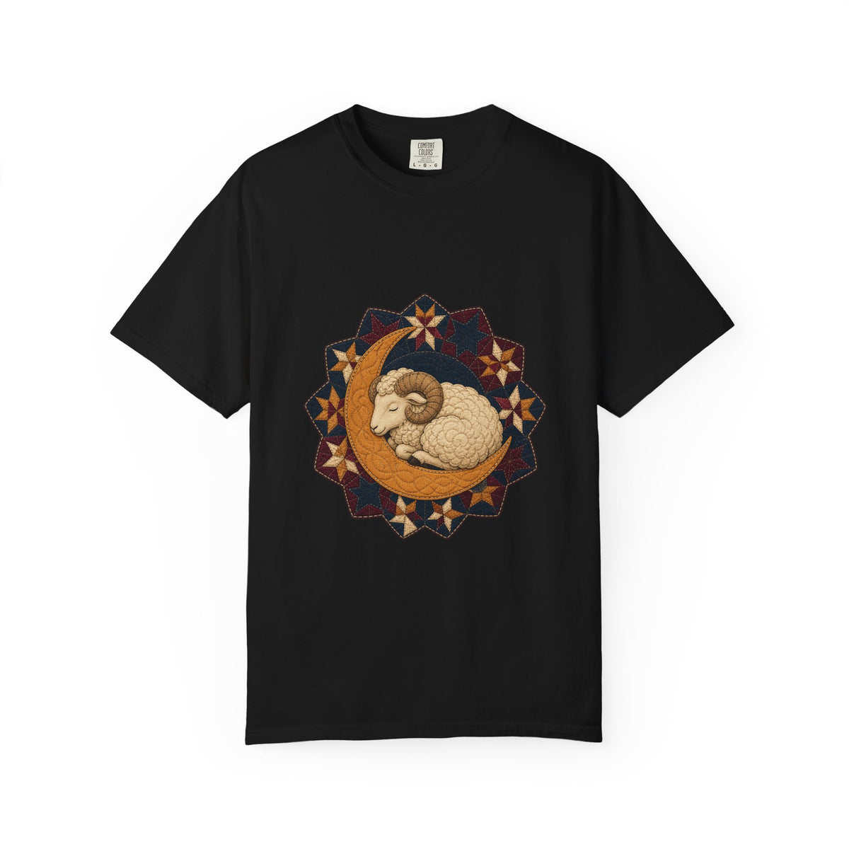 Lunar Wool Sheep Quilt Graphic Tee
