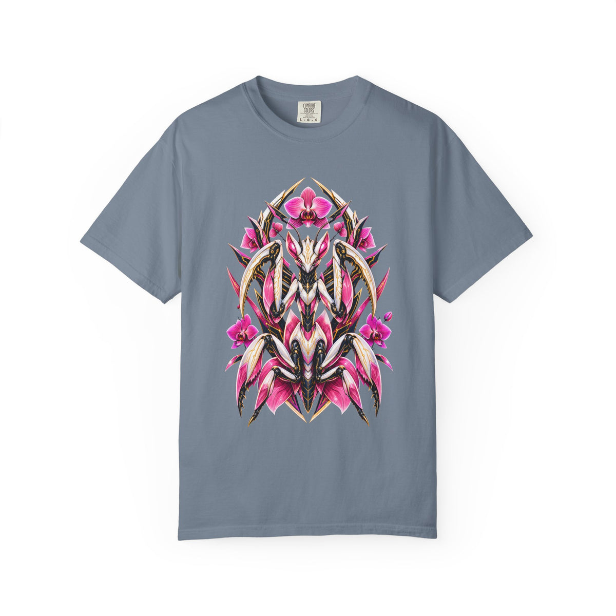 Cyber Orchid Mantis T-Shirt Graphic