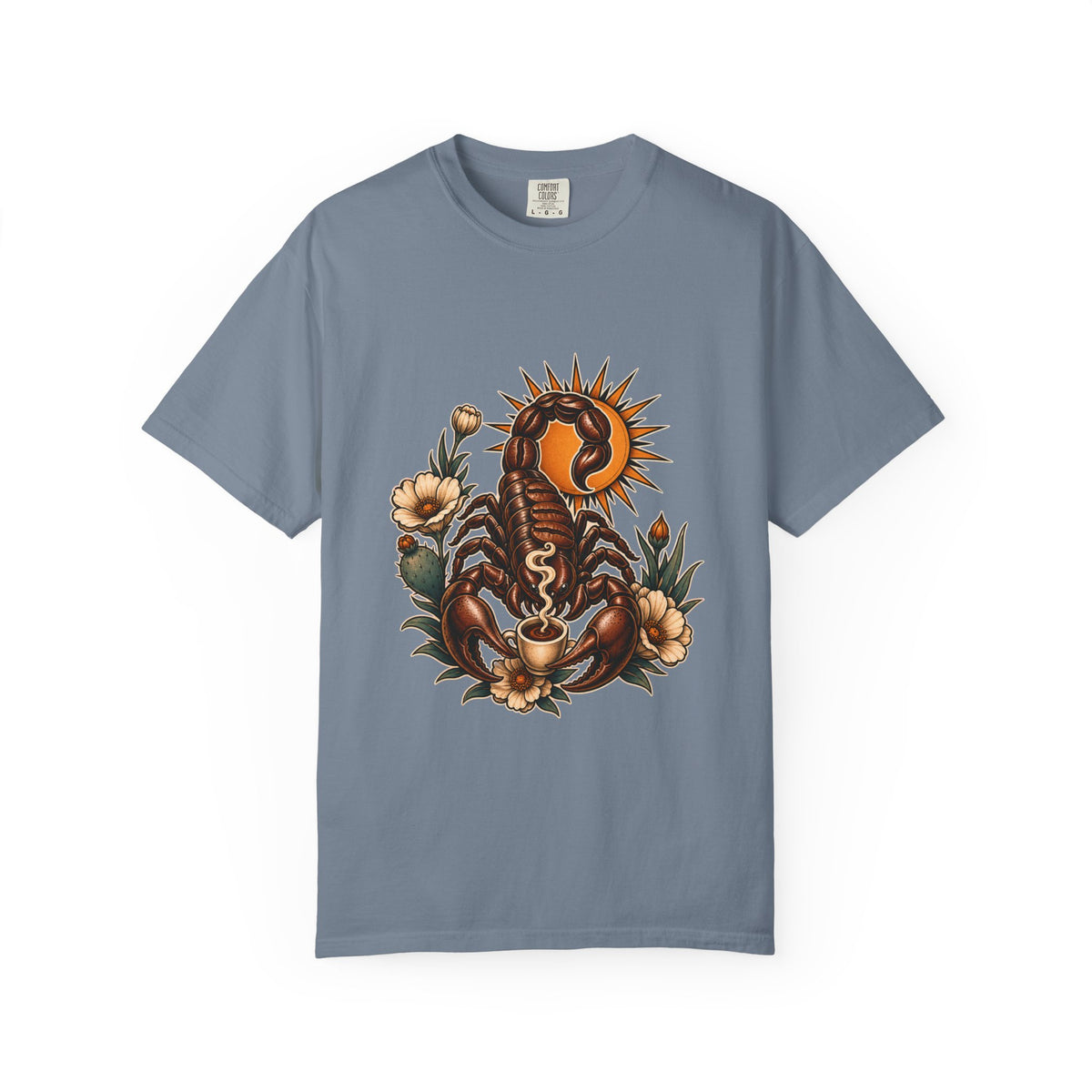 Tattoo Flash Espresso Scorpion Graphic Tee