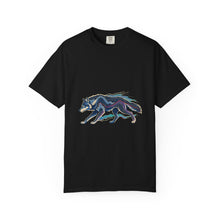 Midnight Topographic Wolf Graphic Tee