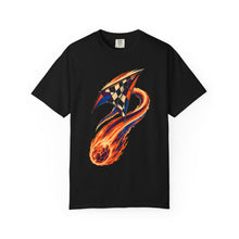 Checkered Meteor Kite Flight Graphic Tee