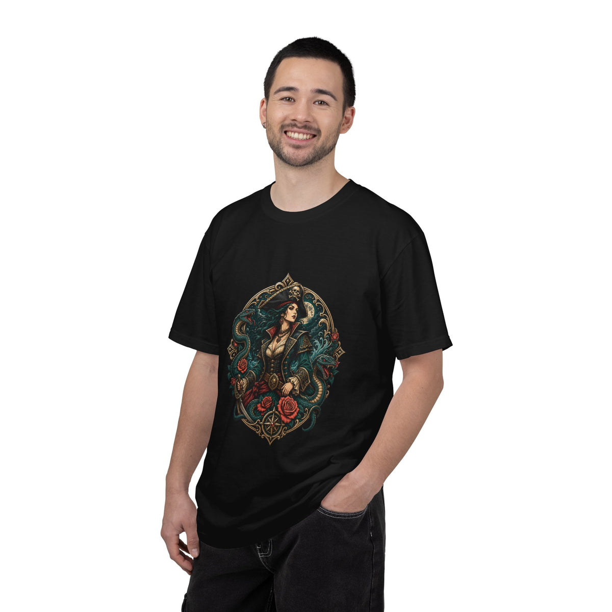 Serpent Pirate Queen T-Shirt Graphic