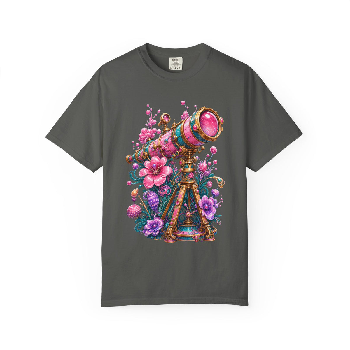 Aliencore Bubblegum Florist Telescope T-Shirt Graphic