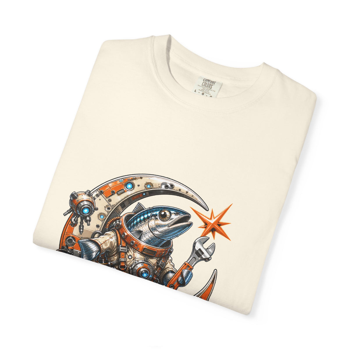 Chrome Sardine Space Mechanic Graphic Tee
