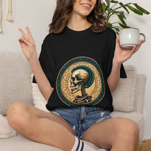 Gothic Skull Medallion T-Shirt Graphic