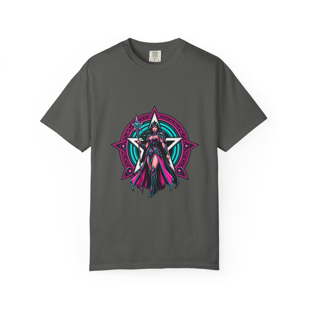 Neon Star Sorceress Crest T-Shirt Graphic