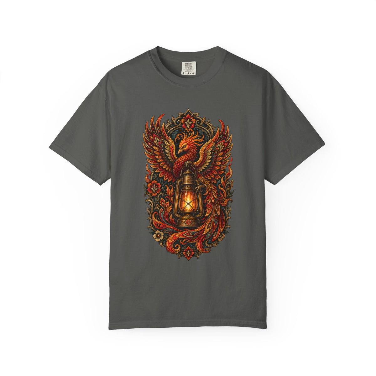 Folk Firebird Lantern T-Shirt Graphic
