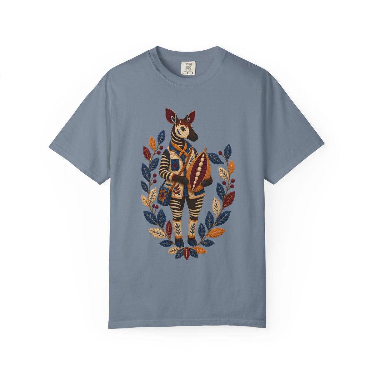 Soft Stitch Okapi Botanist Graphic Tee
