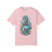 Aquamarine Seahorse Lantern Graphic Tee