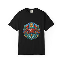 Stained Glass Jelly Sandal Crab T-Shirt Graphic