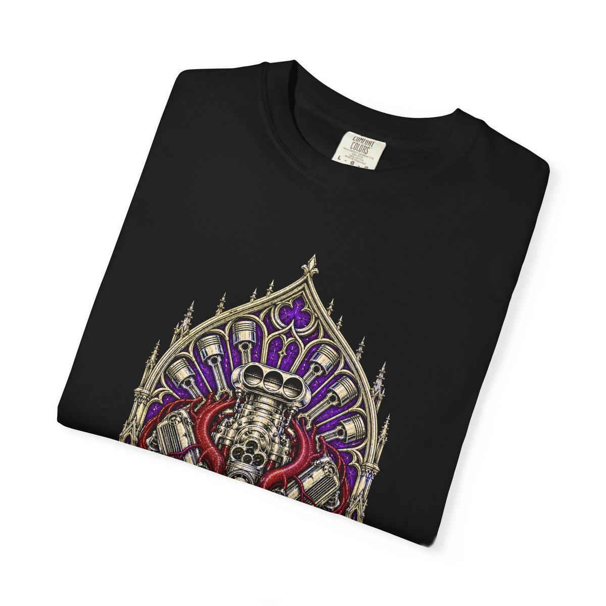 Reliquary V8 Gothic Engine Heart Graphic Tee
