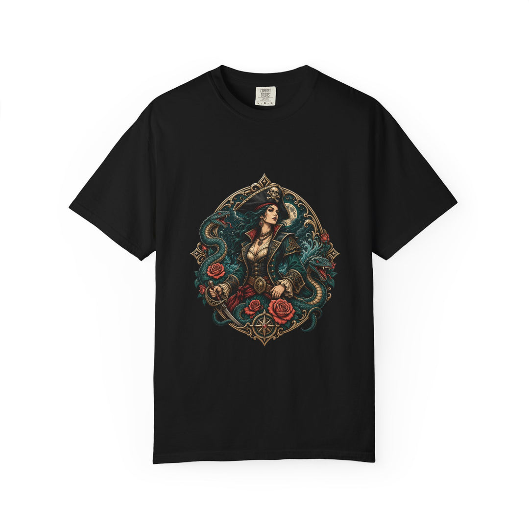 Serpent Pirate Queen T-Shirt Graphic