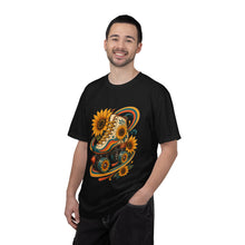 Retro Roller Skate Sunflower Orbit T-Shirt Graphic