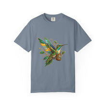 Solarpunk Hummingbird Courier Graphic Tee