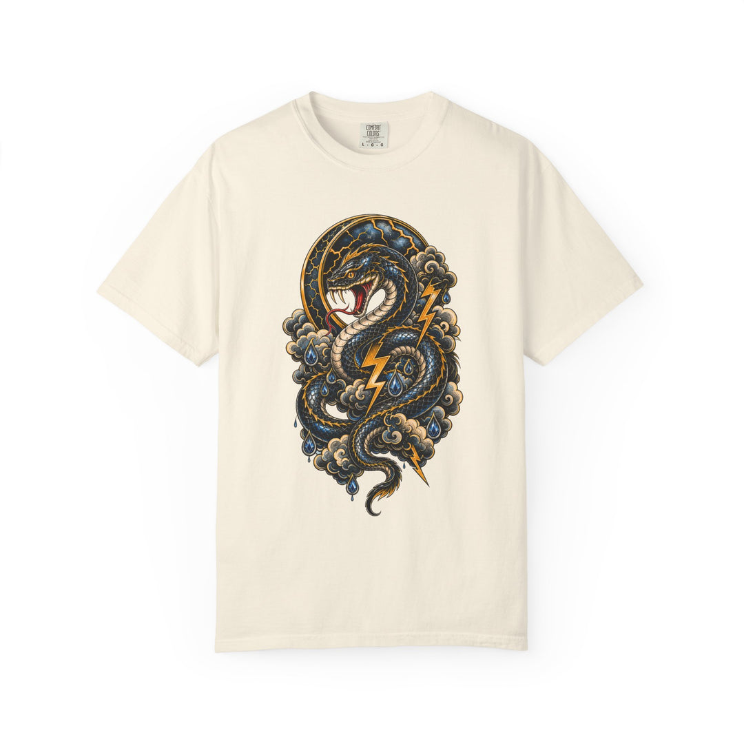 Tattoo Flash Storm Serpent T-Shirt Graphic