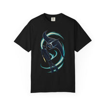 Night Manta Freediver Scratchboard Graphic Tee