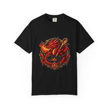 Chili Pepper Dragon Kitchen Crest T-Shirt Graphic