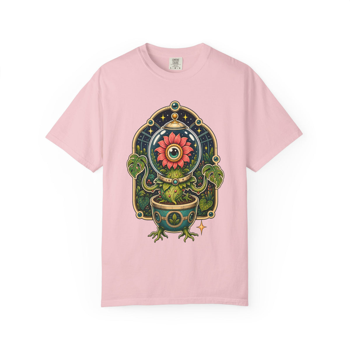 Retro Alien Houseplant T-Shirt Graphic