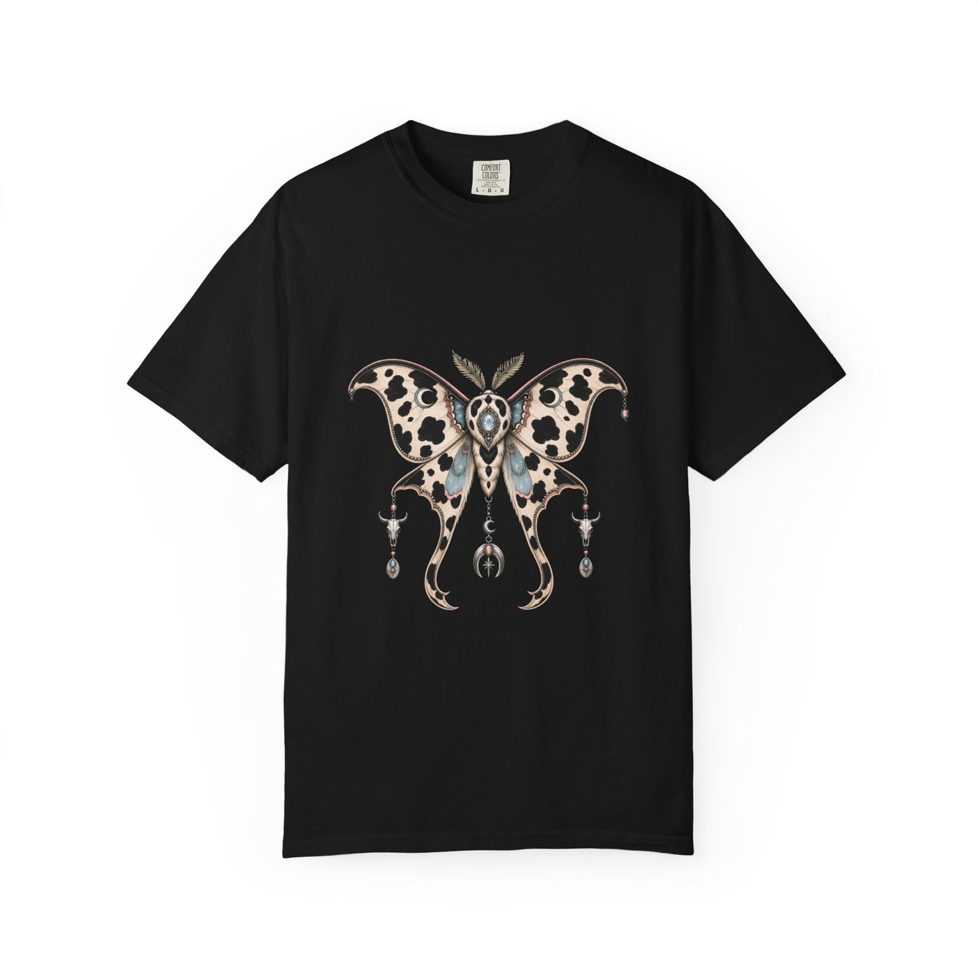 Cowprint Lunar Moth Graphic Tee