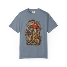 Embroidered Mushroom Serpent Graphic Tee