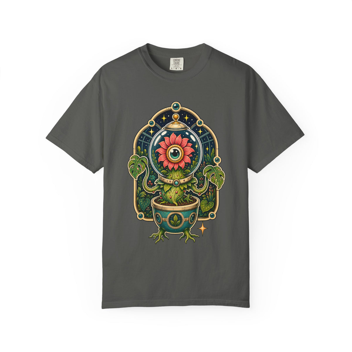 Retro Alien Houseplant T-Shirt Graphic