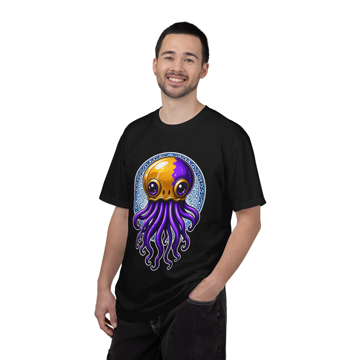 Cute Jellyfish Mandala T-Shirt Graphic
