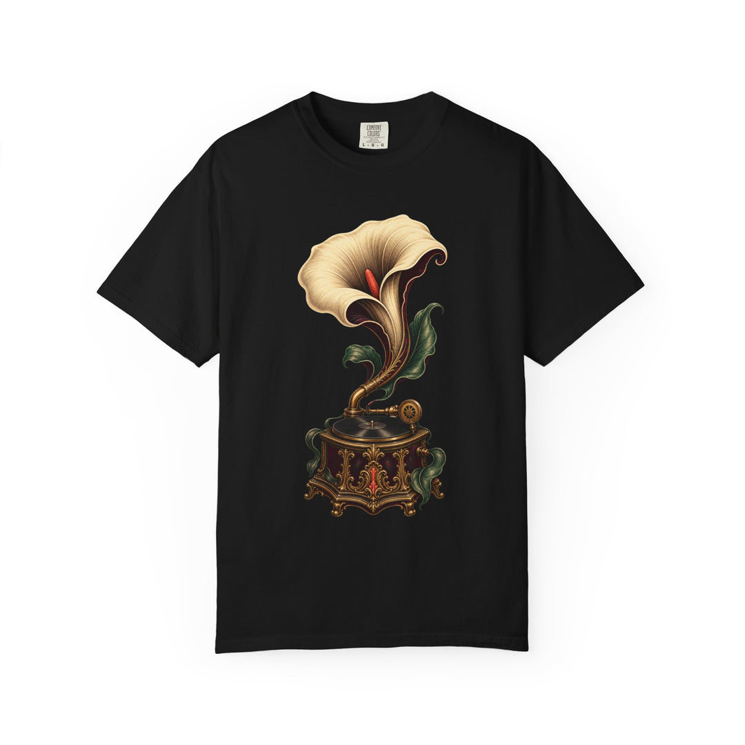 Velvet Calla Lily Gramophone Graphic Tee