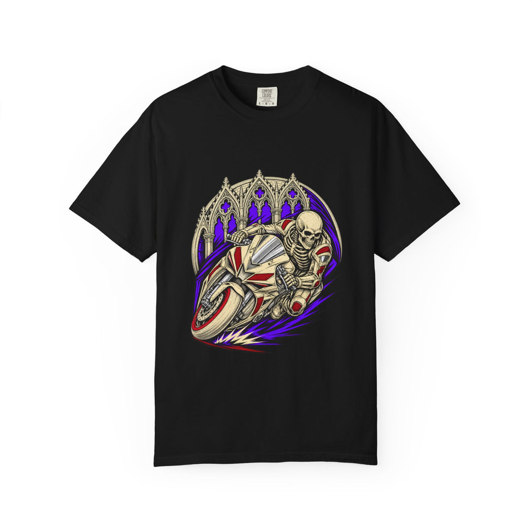 Reaper's Hairpin Gothic Motorcycle Graphic Tee