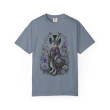 Lunar Hare Botanical Fantasy T-Shirt Graphic