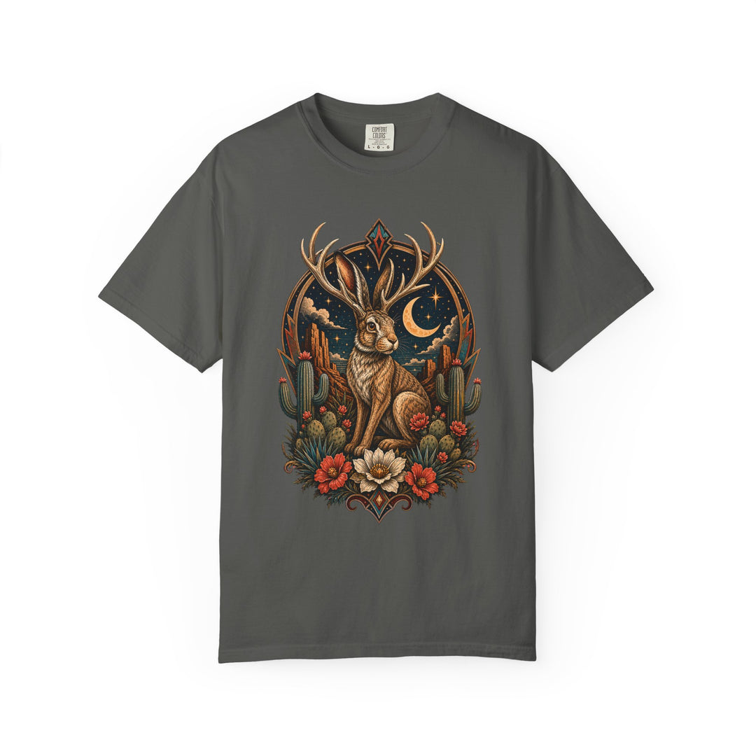 Desert Jackalope Moon Graphic T-Shirt