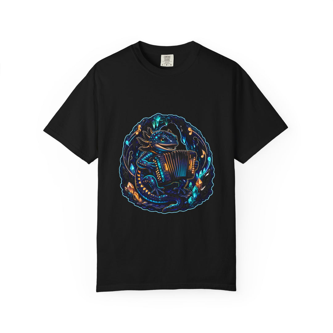 Neon Cave Accordion Salamander T-Shirt Graphic