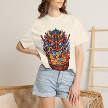 Neon Ramen Dragon Mask Graphic Tee