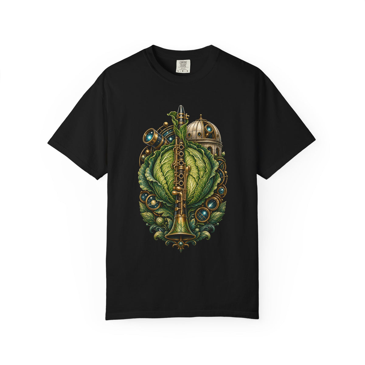Aliencore Cabbage Clarinet Observatory T-Shirt Graphic