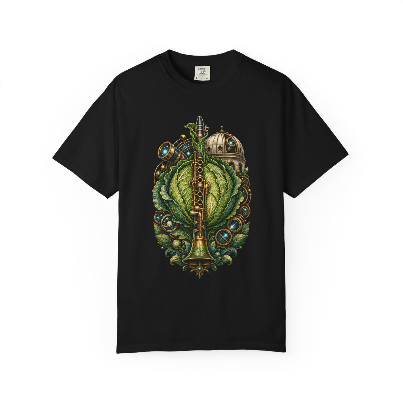 Aliencore Cabbage Clarinet Observatory T-Shirt Graphic