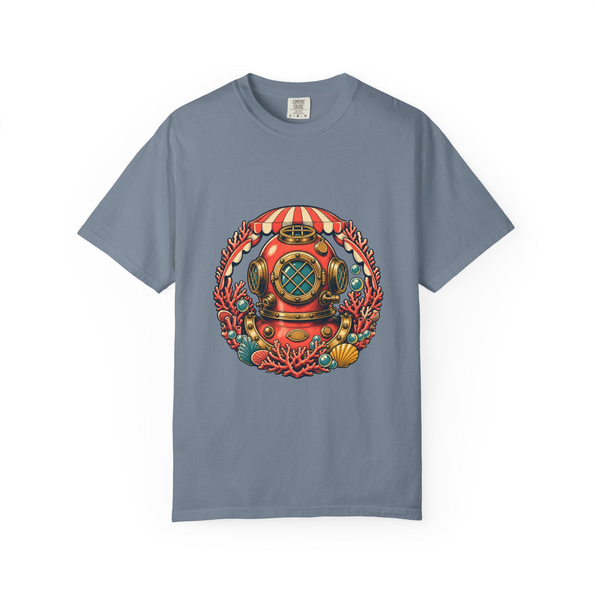Cabana Coral Diver Helmet Graphic Tee