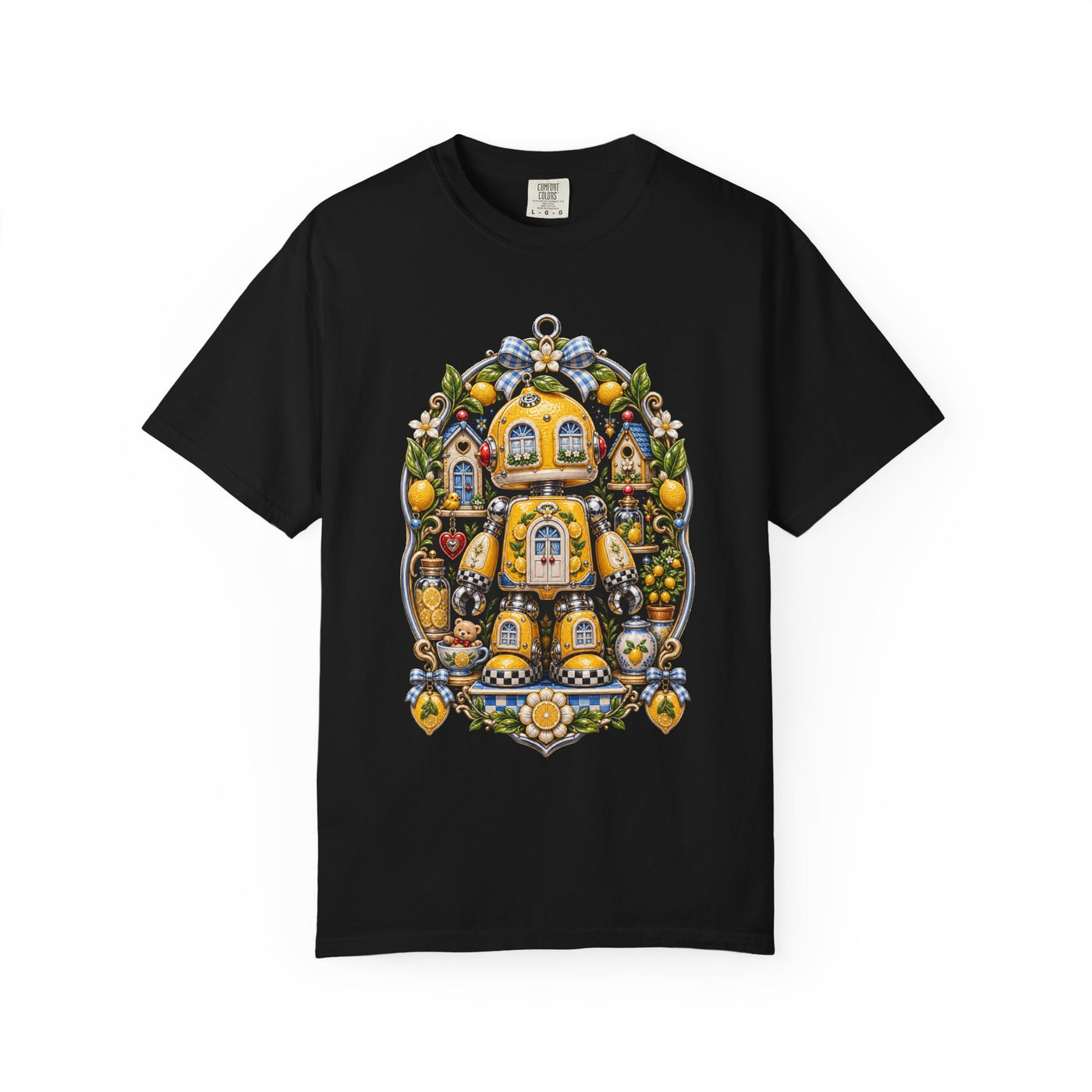 Dollhouse Lemon Robot Charm T-Shirt Graphic