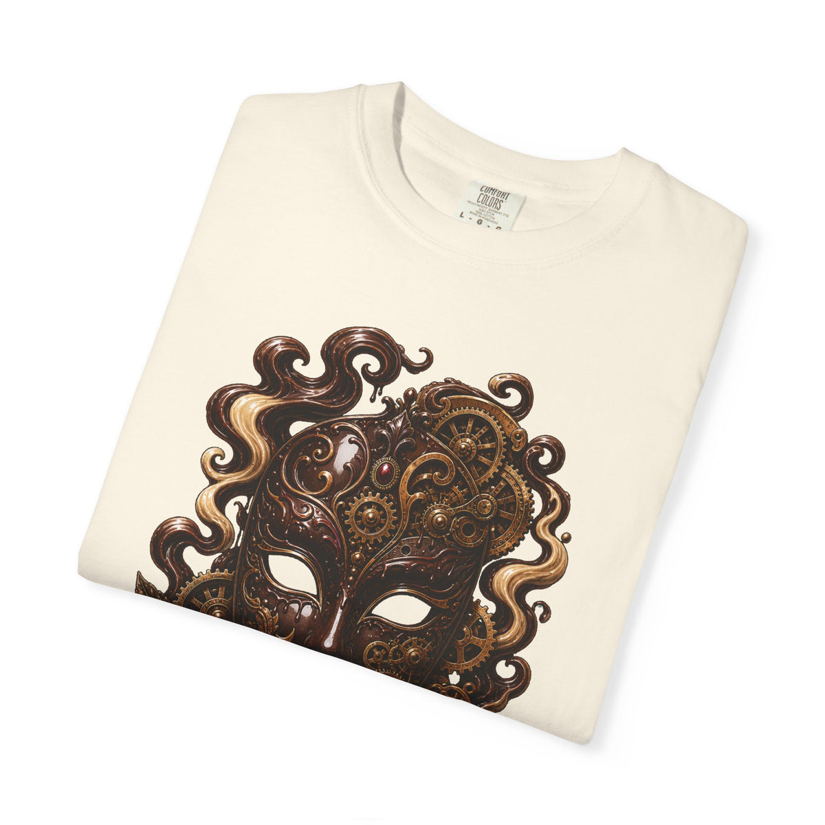 Chocolate Clockwork Mask Graphic Tee