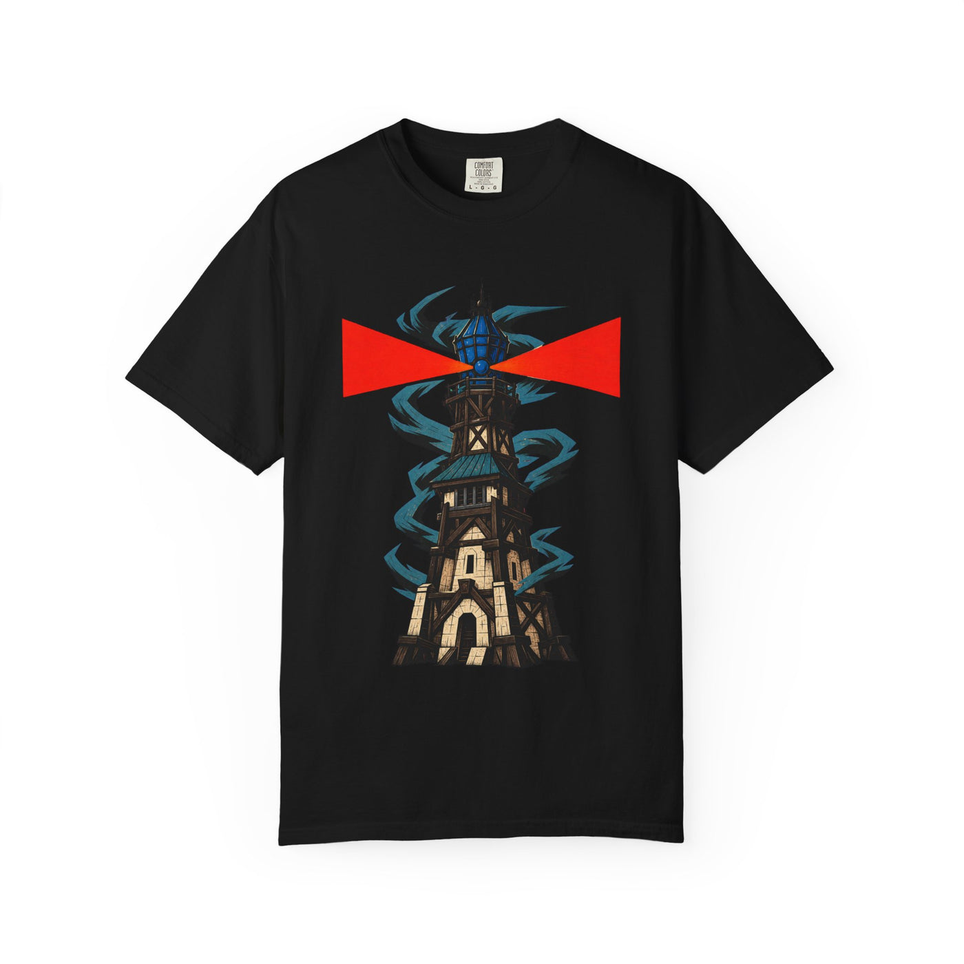 Storm Signal Tower Woodcut Graphic Tee