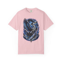 Retro Storm Heron T-Shirt Graphic