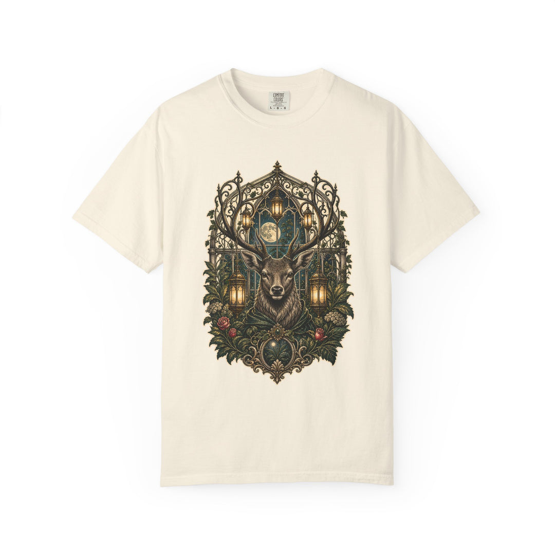 Poetcore Greenhouse Lantern Stag T-Shirt Graphic