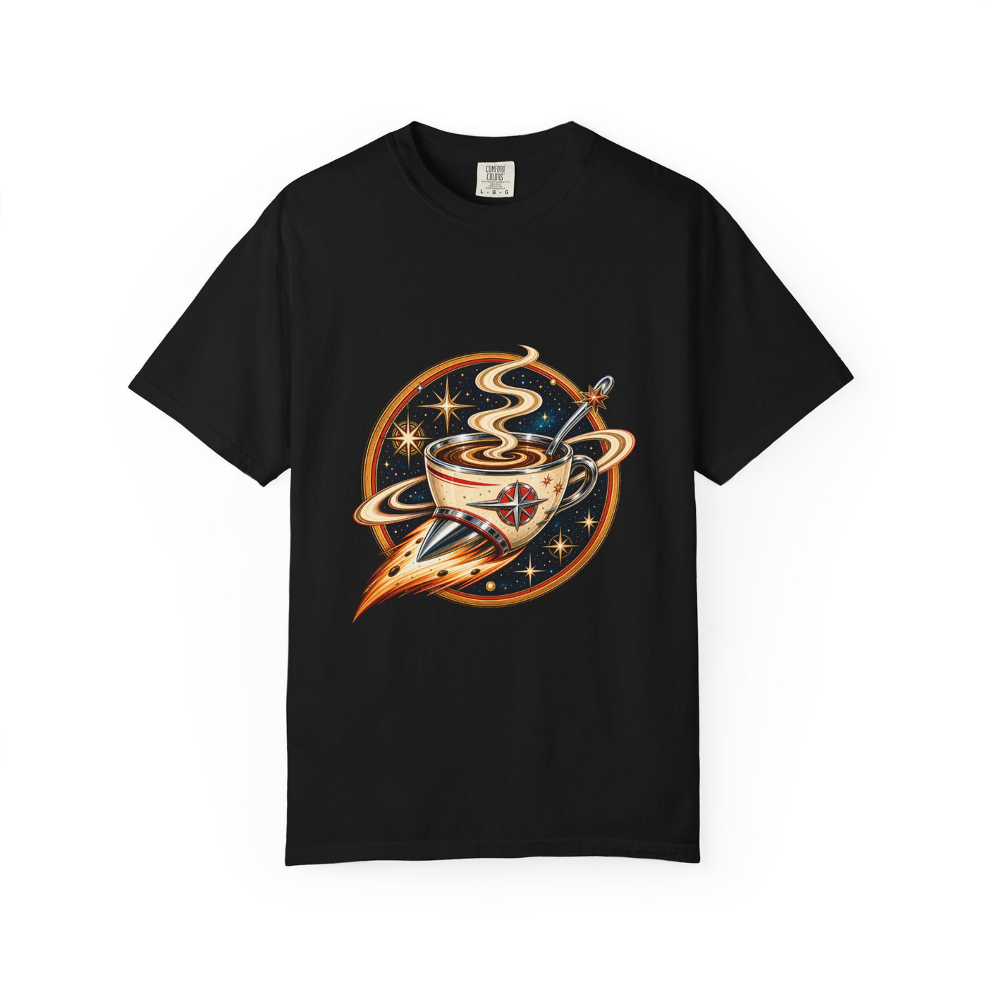 Coffee Comet Cosmic Diner T-Shirt Graphic