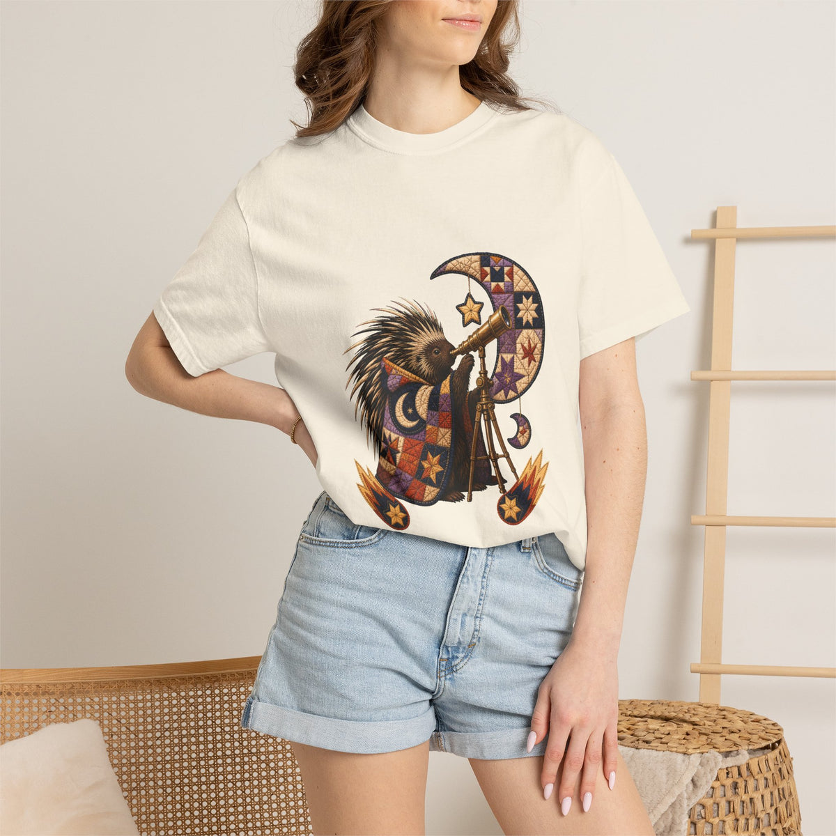 Quilted Meteor Porcupine Graphic Tee