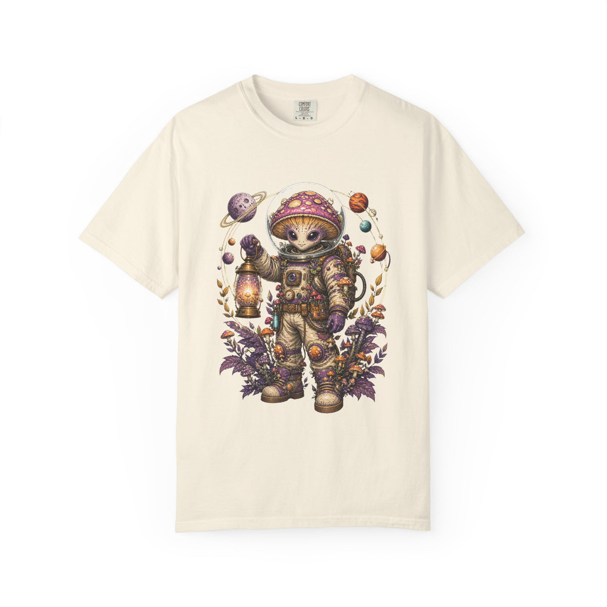 Aliencore Mushroom Astronaut T-Shirt Graphic